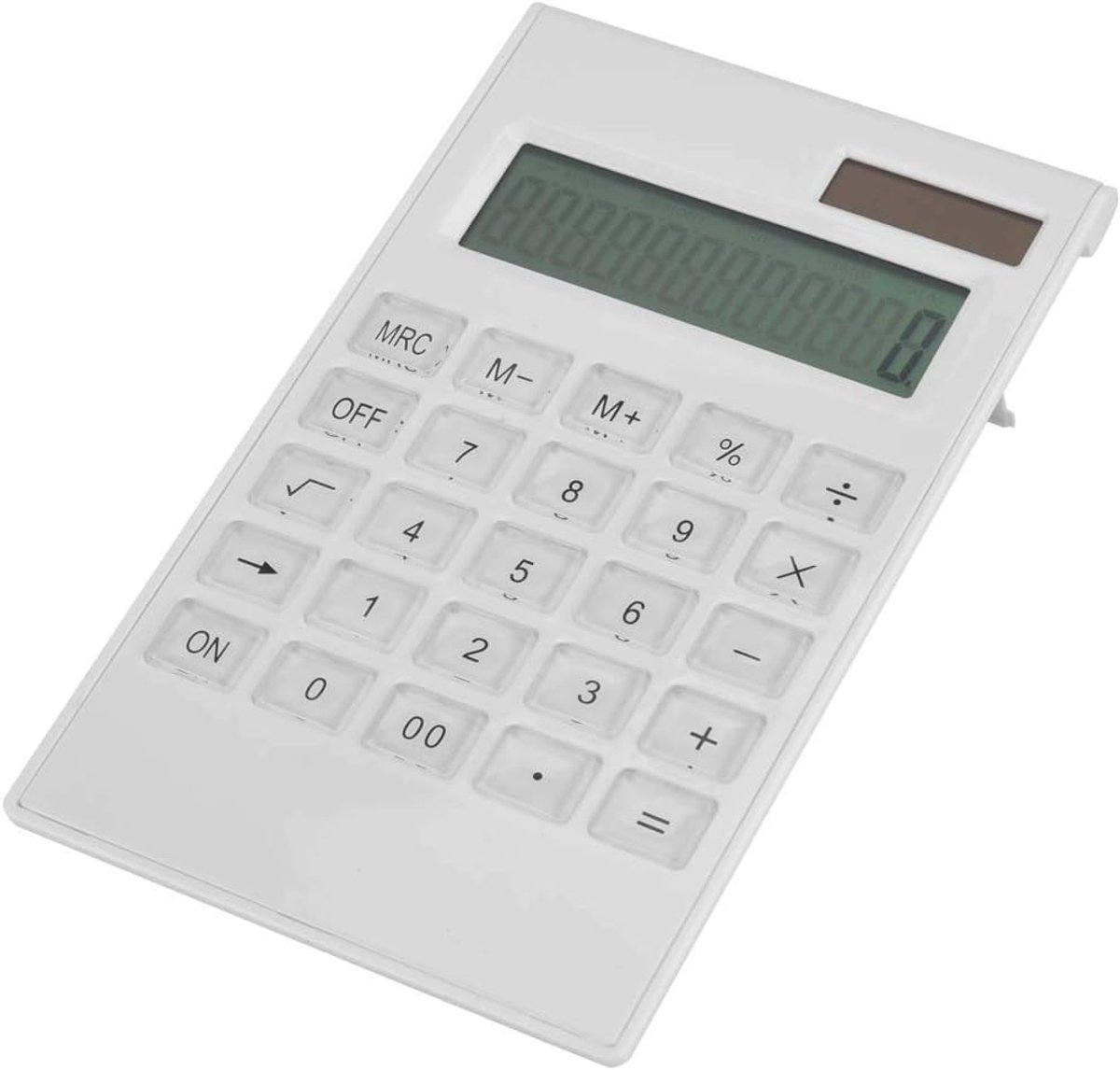 SnelShoppen - Wetenschappelijke Rekenmachine Met Dubbele Voeding, Kristal Knoppen, Wit, Duurzaam Huis, Zonne-energie Desk Calculator Voor Studenten
