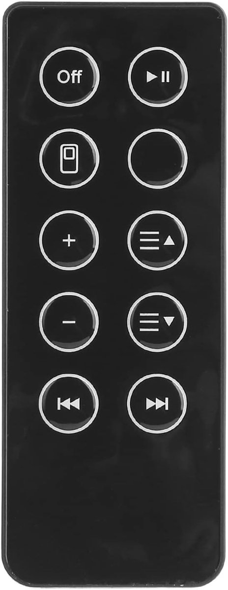 SnelShoppen - Universele Afstandsbediening voor Bose SoundDock Series II, III, Digital Music System - Duurzaam, Vervangend, Eenvoudig in Gebruik, Hoog