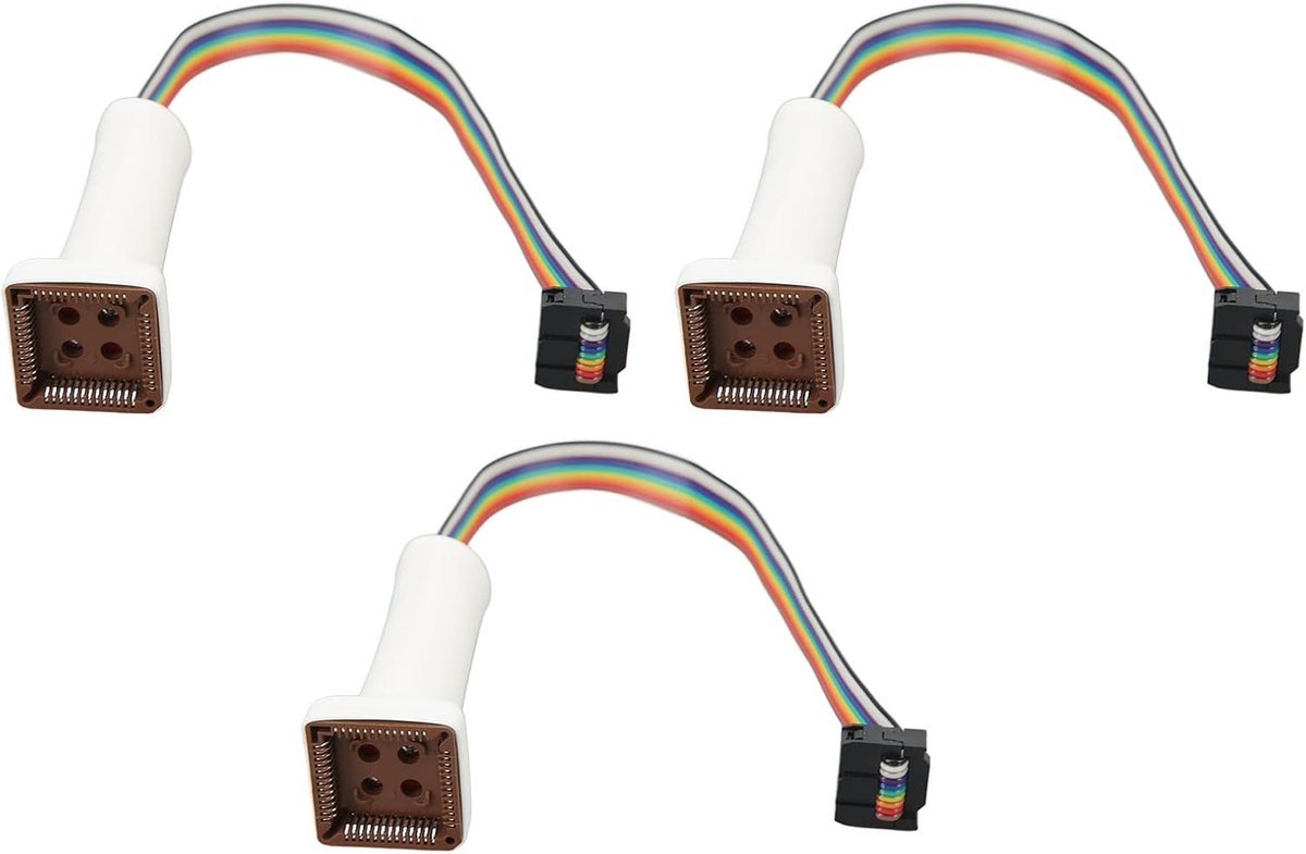 SnelShoppen - 3 Stuks Sleutel Programmeur Adapter Kabels, OBD2 Sleutel Codering Gereedschap Kabels Voor EWS, Hoge Snelheid, Veilig en Effectief