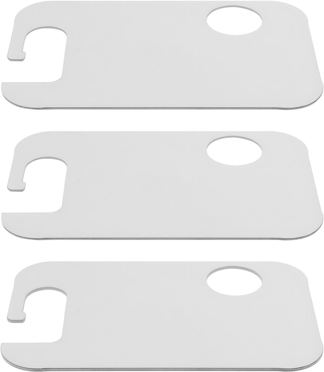 SnelShoppen - 3 Stuks Voorportier Scharnier Ring 81 x 51,3 mm Compatibel met Volkswagen Golf 4 1997-2006, Touareg Mk 1 2002-2010, OEM 7L5831483