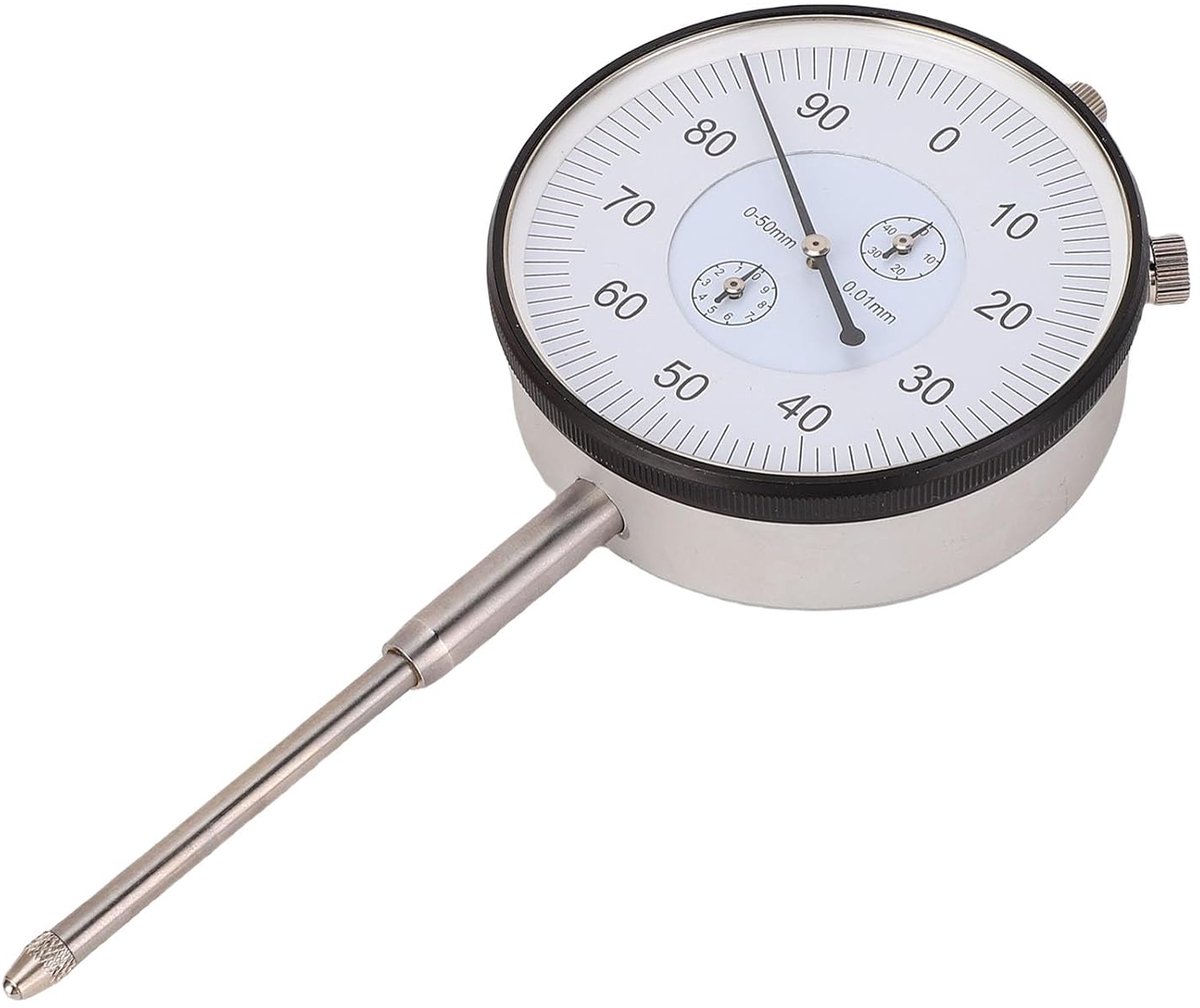 Dial gauge 0.01 mm - roestvrij staal - hoge precisie - ideaal voor machinetoepassingen - ShopVlot