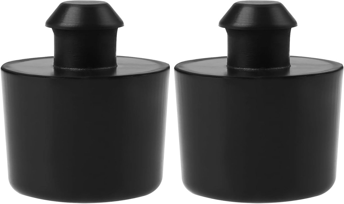 SnelShoppen - 2 Stuks Motorstoel Stopper Rubber Buffer 8/10mm, 21.5/19.5mm x 26mm, Geschikt voor MZ ETZ 125 150 250 301 251, Hoogwaardige Schokabsorbe