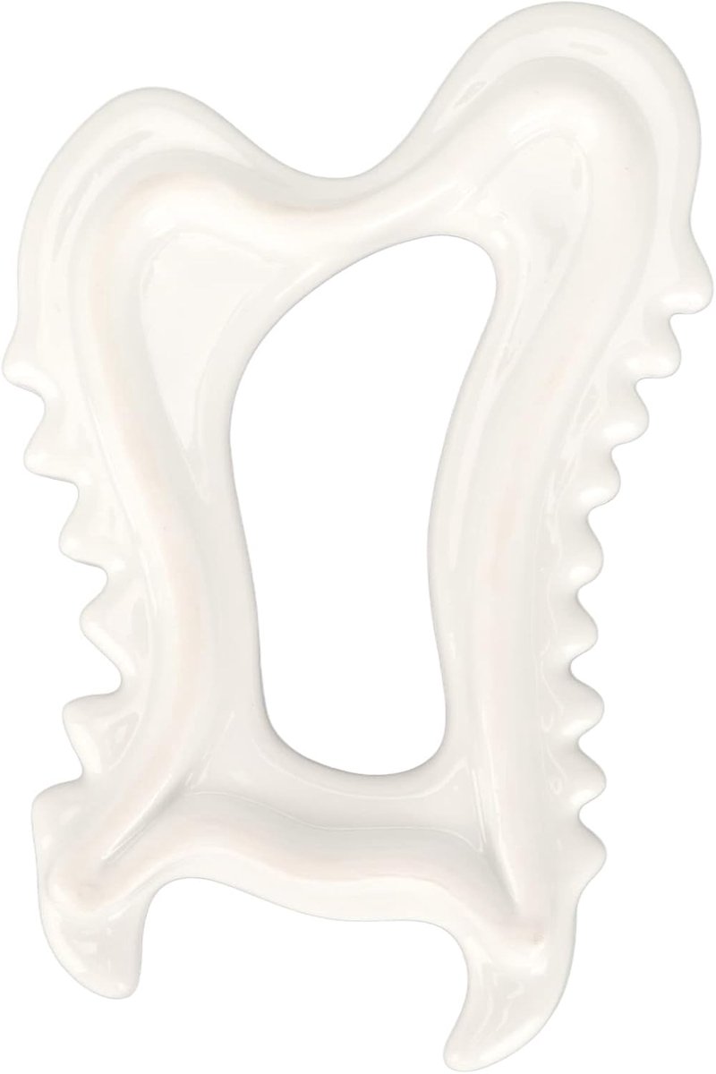 SnelShoppen - Keramische Gua Sha Massage Tool - Ergonomisch Schraapgereedschap voor Weefsel Mobilisatie - Antistatisch, Perfect voor Schouders, Nek, K