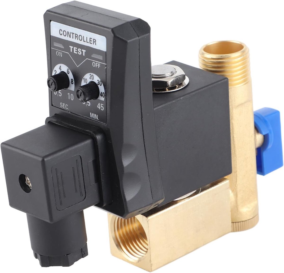 SnelShoppen - G1/2 Automatische Afvoerklep, Condensaat Afvoerklep, DN15 Elektronische Afvoerklep voor Condensaatbeheer van Luchtcompressor, Energiezui