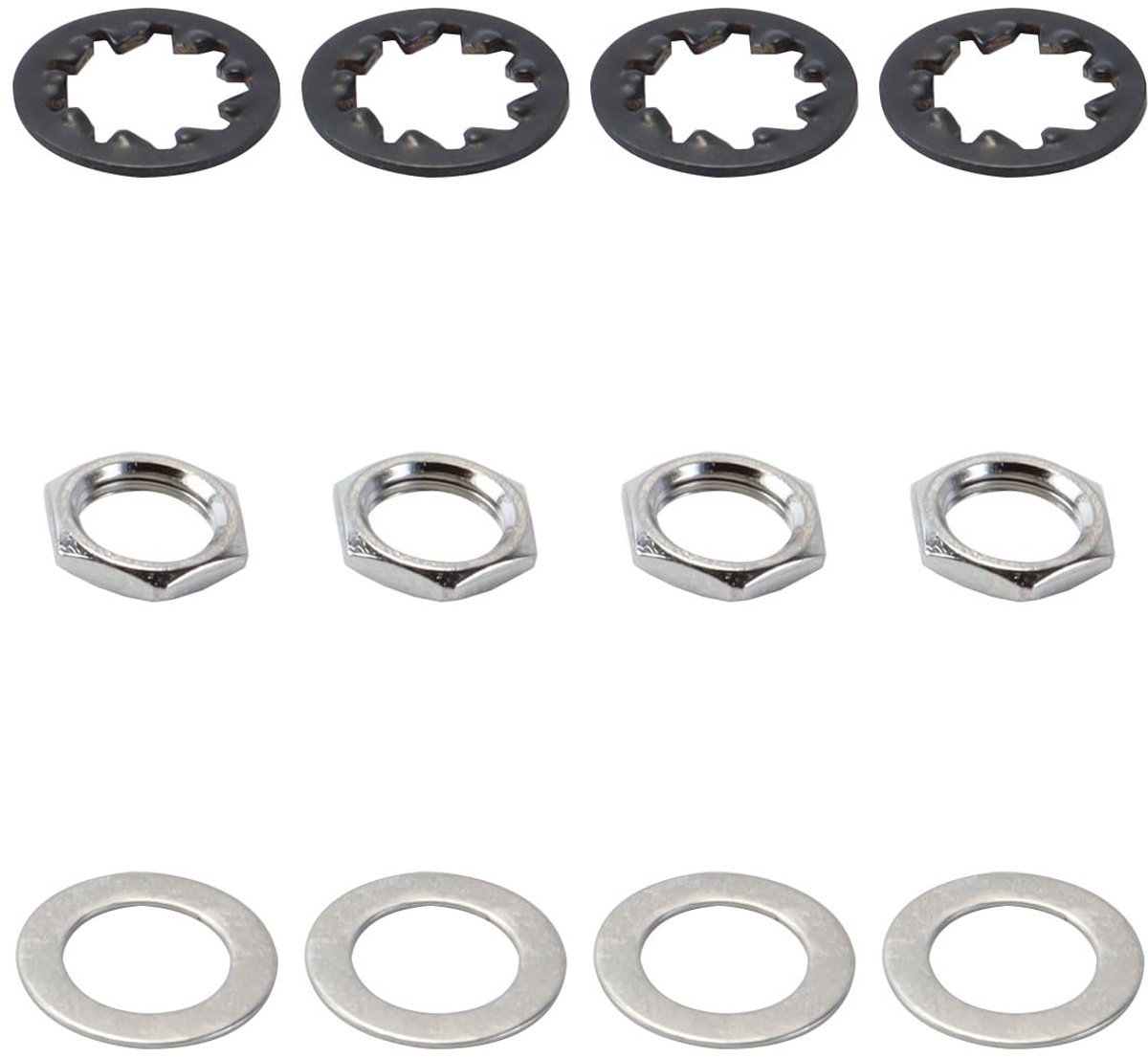 SnelShoppen - CTS Potentiometer Switchcraft Connector Set met Metalen Moer en Platte Ring - Perfect voor Elektronische Apparatuur Assemblage en Onderh