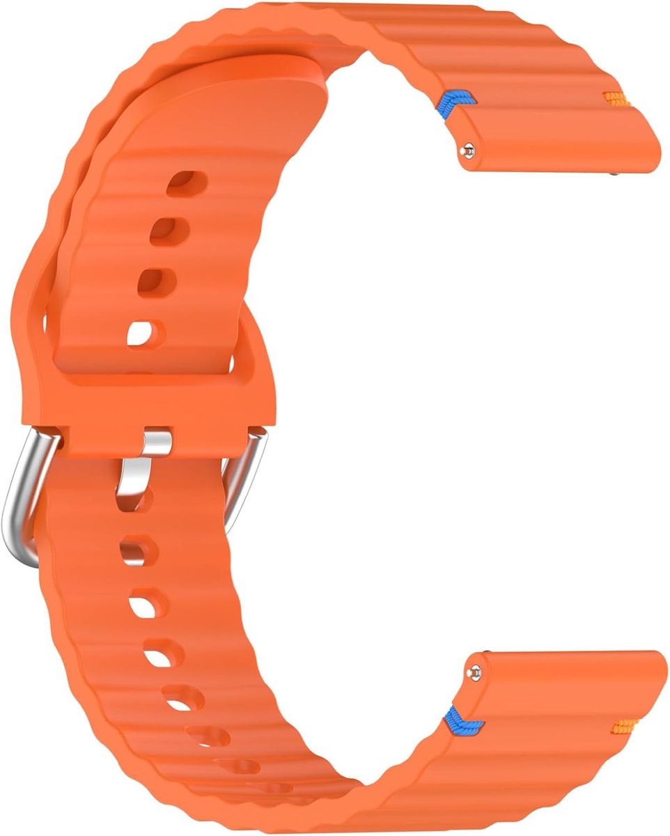 SnelShoppen - Soft Silicone Horlogeband Vervanging voor Realme Watch 5, Ademend en Slijtvast, Geschikt voor Sport en Dagelijks Gebruik, 1 Stuk, Polyur