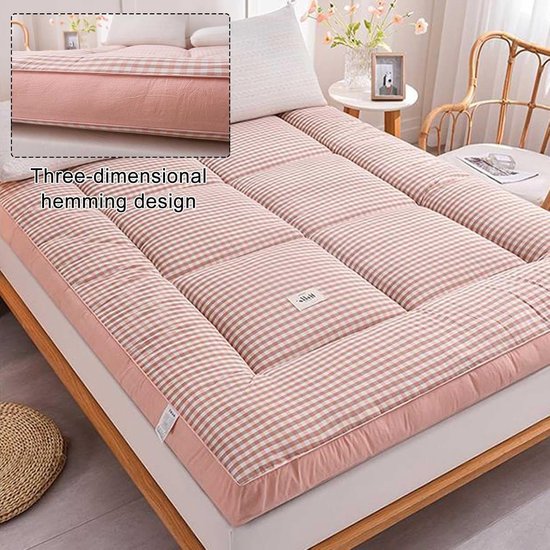 Opvouwbare Matras - Gastenbed Vloermat - Comfortabel Slapen - Extra Dik Schuim - 120 x 200 cm - Kaki — afbeelding 2