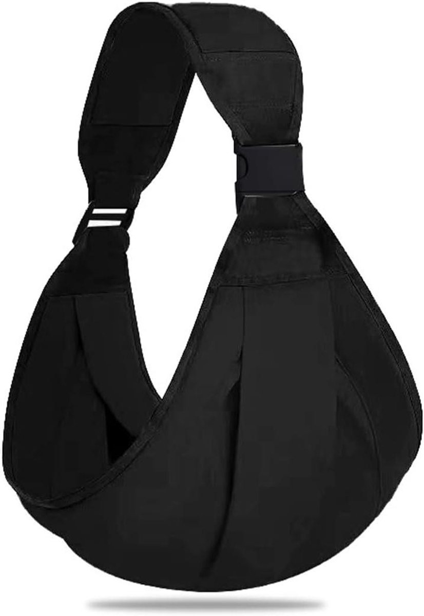 Babydraagdoek - Draagband Baby - Comfortabel Dragen - Verstelbaar Ontwerp - Tot 18 kg - Zwart