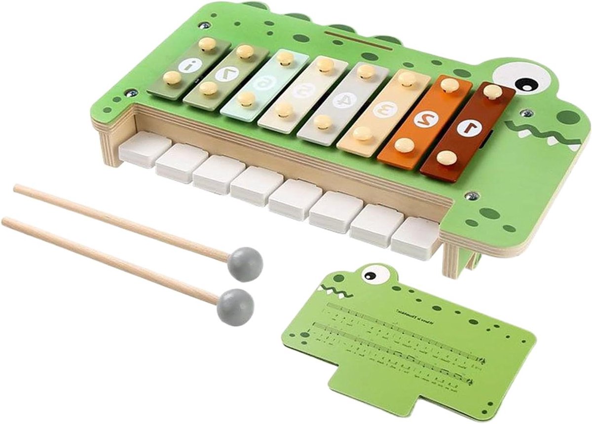 Kinder Xylofoon Piano - Muzikaal Speelgoed Instrument - Muziek Leren Spelen - Veilige Afgeronde Hoeken