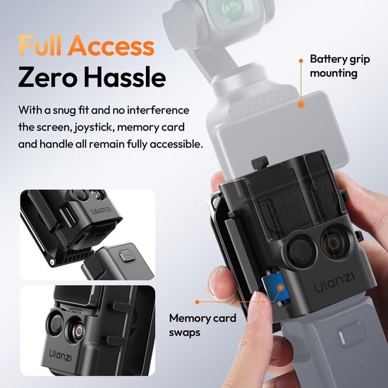 Magnetische Bevestiging voor DJI Osmo Pocket 3 - Onmisbare Accessoires, Handgreep en Desktop Stand voor Vloggen, Geschikt voor Auto, Koelkast en Metalen Oppervlakken — afbeelding 5