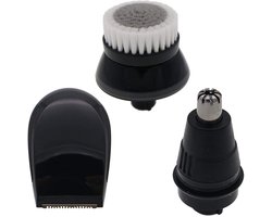 Vervangende Neus Trimmer Kop met Reinigingsborstel en Trimmer voor Philips RQ1050 RQ1060 Norelco RQ585/52 Series 9000 en 7000 RQ1260 RQ12 - Geschikt voor Precisie en Hygiëne