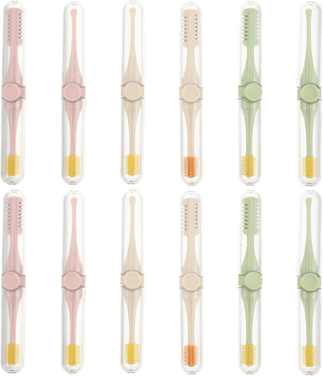 Neushaartrimmer Oorreiniger Set - Verzorgingsapparaat Reisformaat - Persoonlijke Verzorging - Dubbelzijdig Handmatig - 9.2 cm - Diverse kleuren
