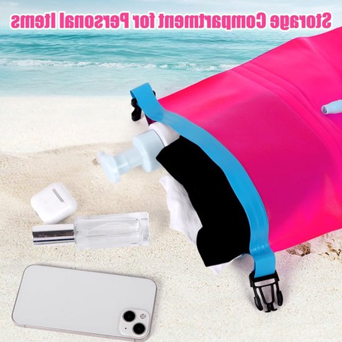 Waterdichte zwembouy voor volwassenen en kinderen - Opblaasbare drijvende tas voor open water, triatlon en snorkelen