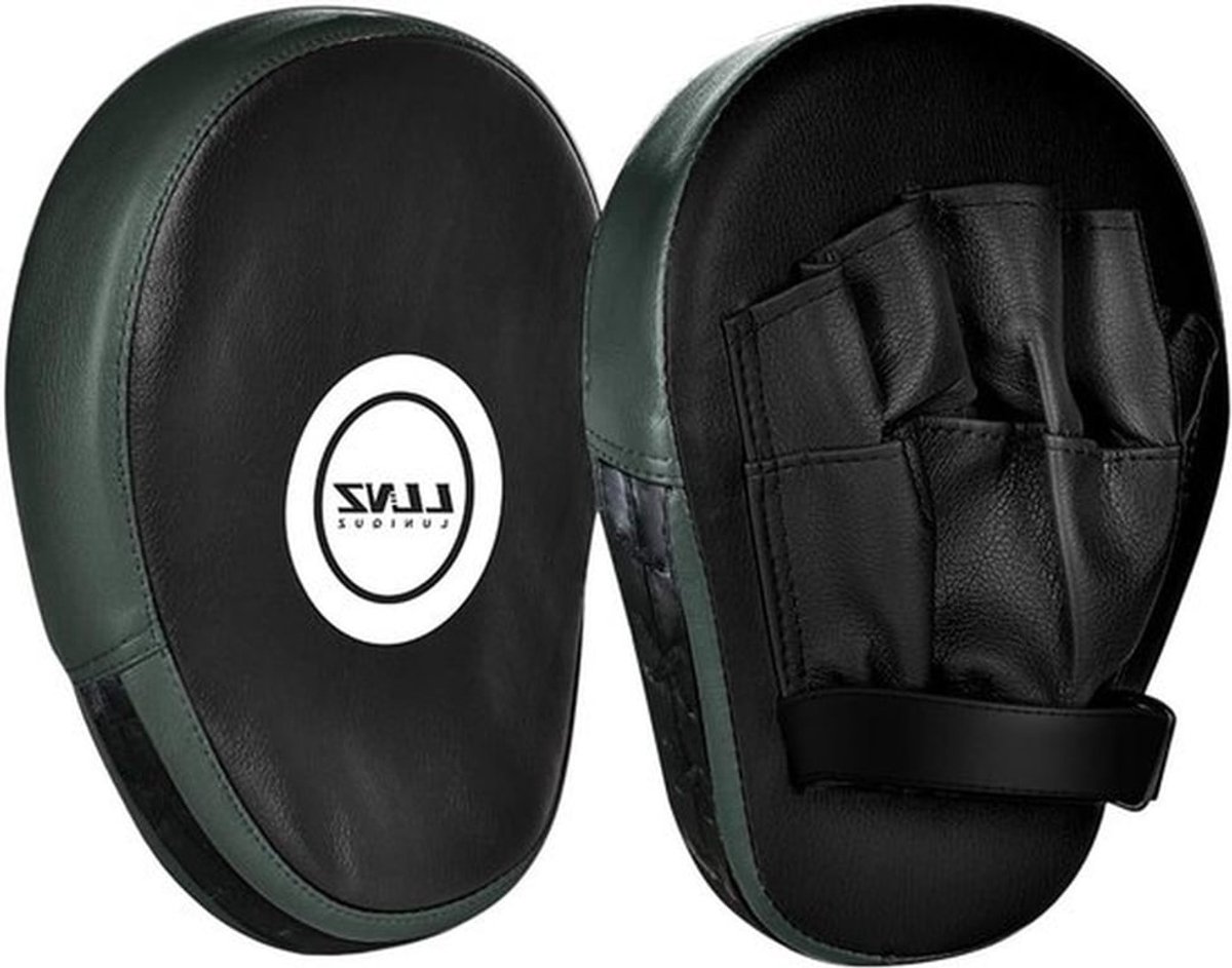 Pre-Curved PU Handpads voor Kickboksen, MMA, Muay Thai en Taekwondo - Ideaal voor Training en Wedstrijden