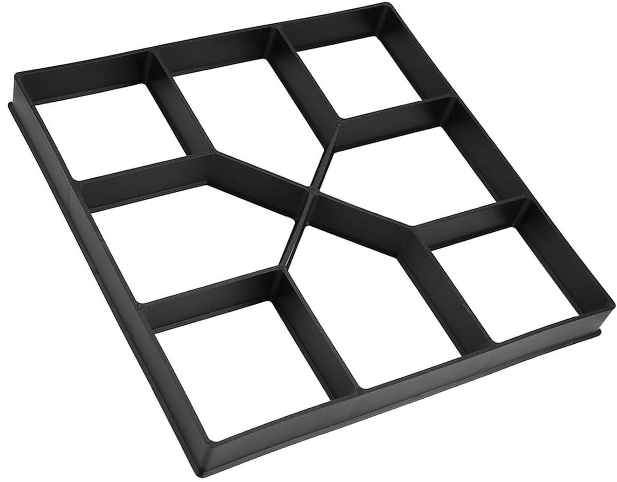 Betonnen Stapsteenvorm - Tuinpad Mal - Pad Maken - Herbruikbaar Plastic - 1575 Inch - Grijs