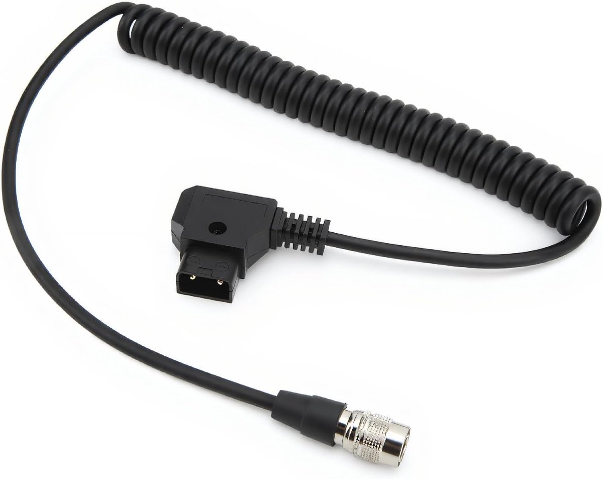 SnelShoppen - D-Tap Naar Hirose 4 Pin Voedingskabel, D-Tap Naar 4 Pin Voor Hirose Oplaadkabel Voor Geluidsapparatuur 688 633 Zoom F8, Inklapbare Spira