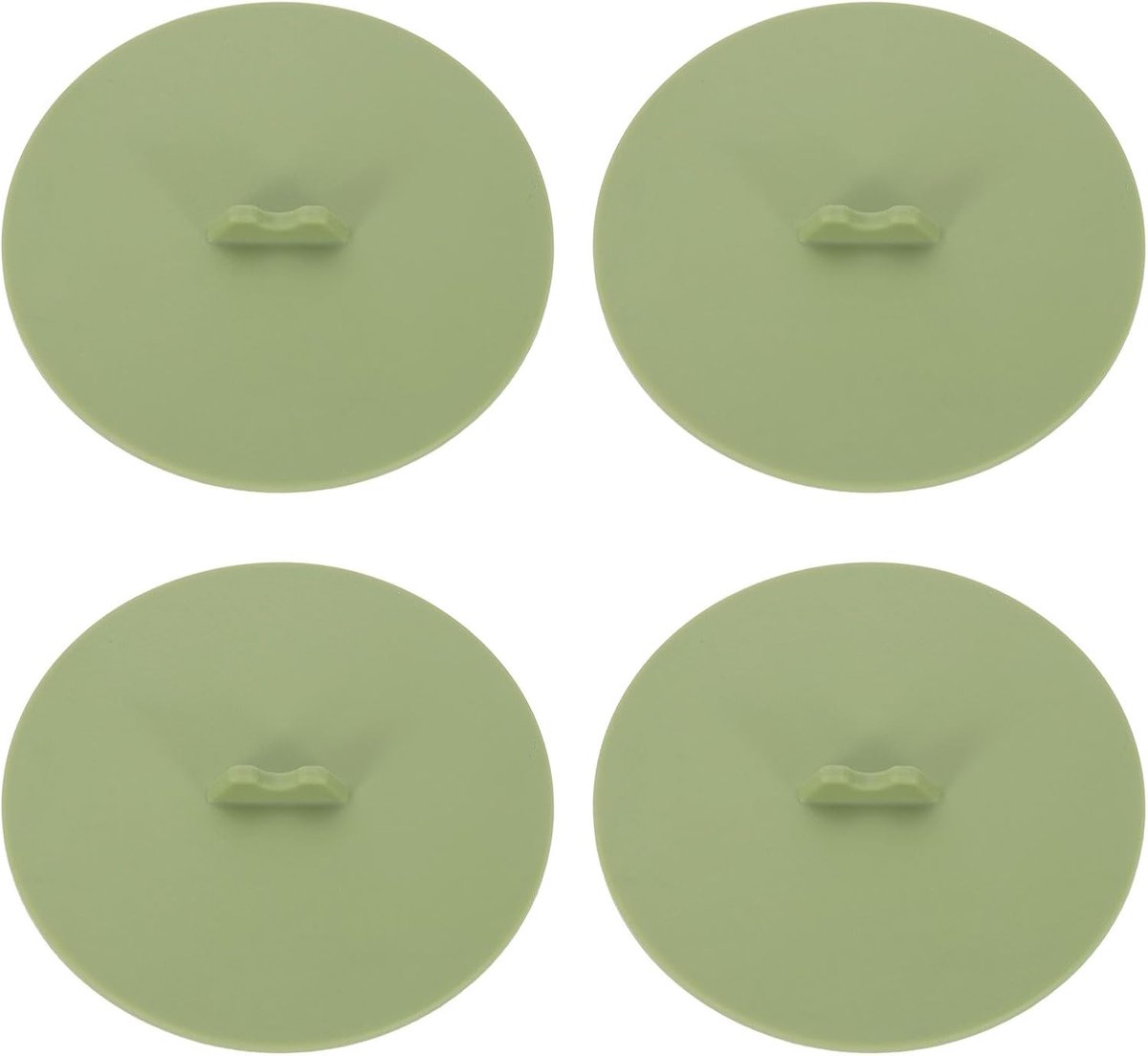 4 stuks- siliconen deksel-siliconen deksel rekbaar-siliconen deksels voor drinkglazen-siliconen deksels vershoud-Stofdeksels - Siliconen kopdeksel - Lekvrije siliconen deksel-bekerdeksel herbruikbaar-Voor kopjes, glazen, mokken, koffie, bierpul