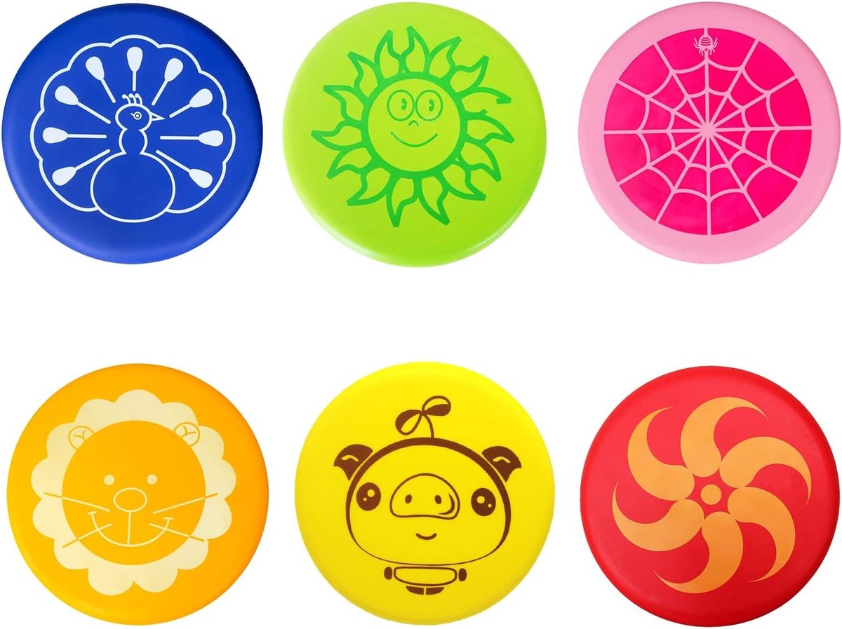 Vliegende Schijven voor Kinderen - Zachte Disc voor Sport en Spel in het Park, Ideaal voor Kinderdagverblijven en Buitenactiviteiten