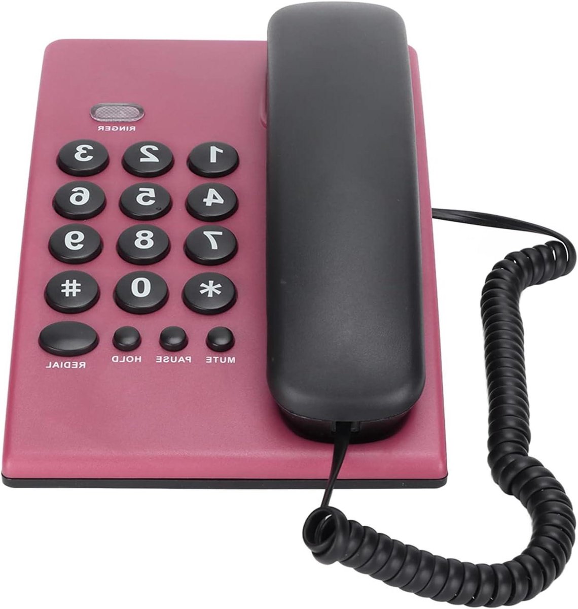 Vaste Telefoon - Huistelefoon Bureau - Thuisbellen Kantoor - Dubbele Magnetische Handset - 200 x 130 x 70 mm