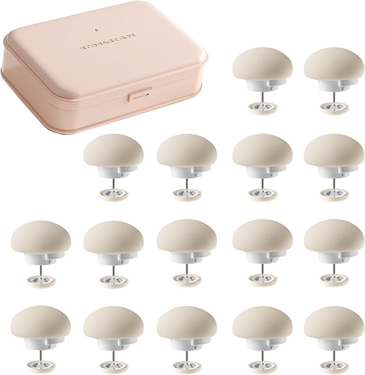 Duvet houders 16pcs - Beige - Duurzaam materiaal - Eenvoudig te gebruiken - ShopVlot