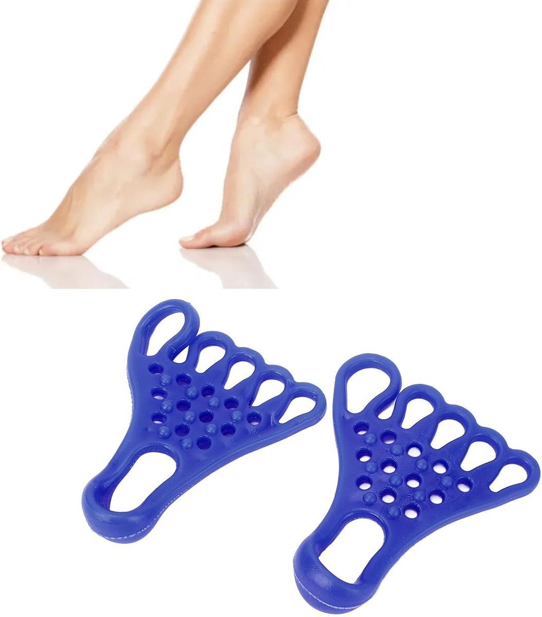 SnelShoppen - Teenvoetbrancard Stretchband voor Fitness en Voetmassageseparator - Spierontspanning & Flexibiliteit Hulpmiddel voor Oefeningen en Rekke