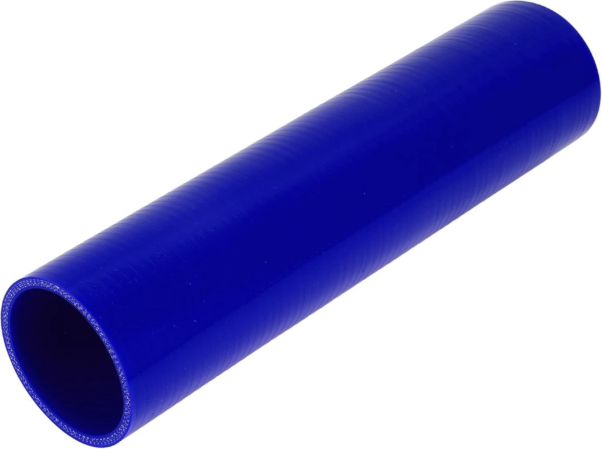 SnelShoppen - Silicone Slang 63mm ID, 300mm Lang, 0 Graden, Blauw, Universele Koelslang, Motorolie, Remvloeistof, 5mm Dikte
