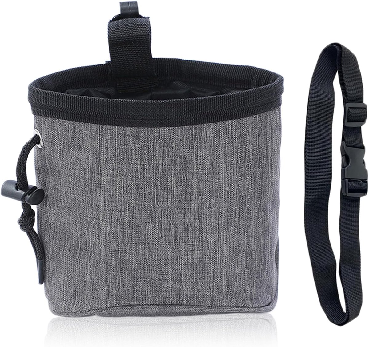 SnelShoppen - Dog Treat Bag, Hands-Free Hondensnoepzak met Poepzak Dispenser, Verstelbare Taille voor Huisdieren, Puppy Training, Reizen of Buitengebr