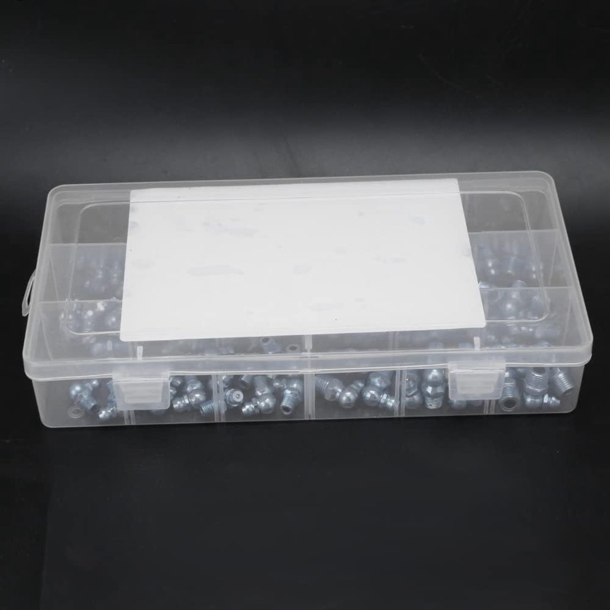 SnelShoppen - 110 Stuks 45° 1/8" 28 Vet Spuitmond Aansluiting Flexibel Hoog Temperatuur Bestendig voor Engineering Machines en Elektroplating Blauw