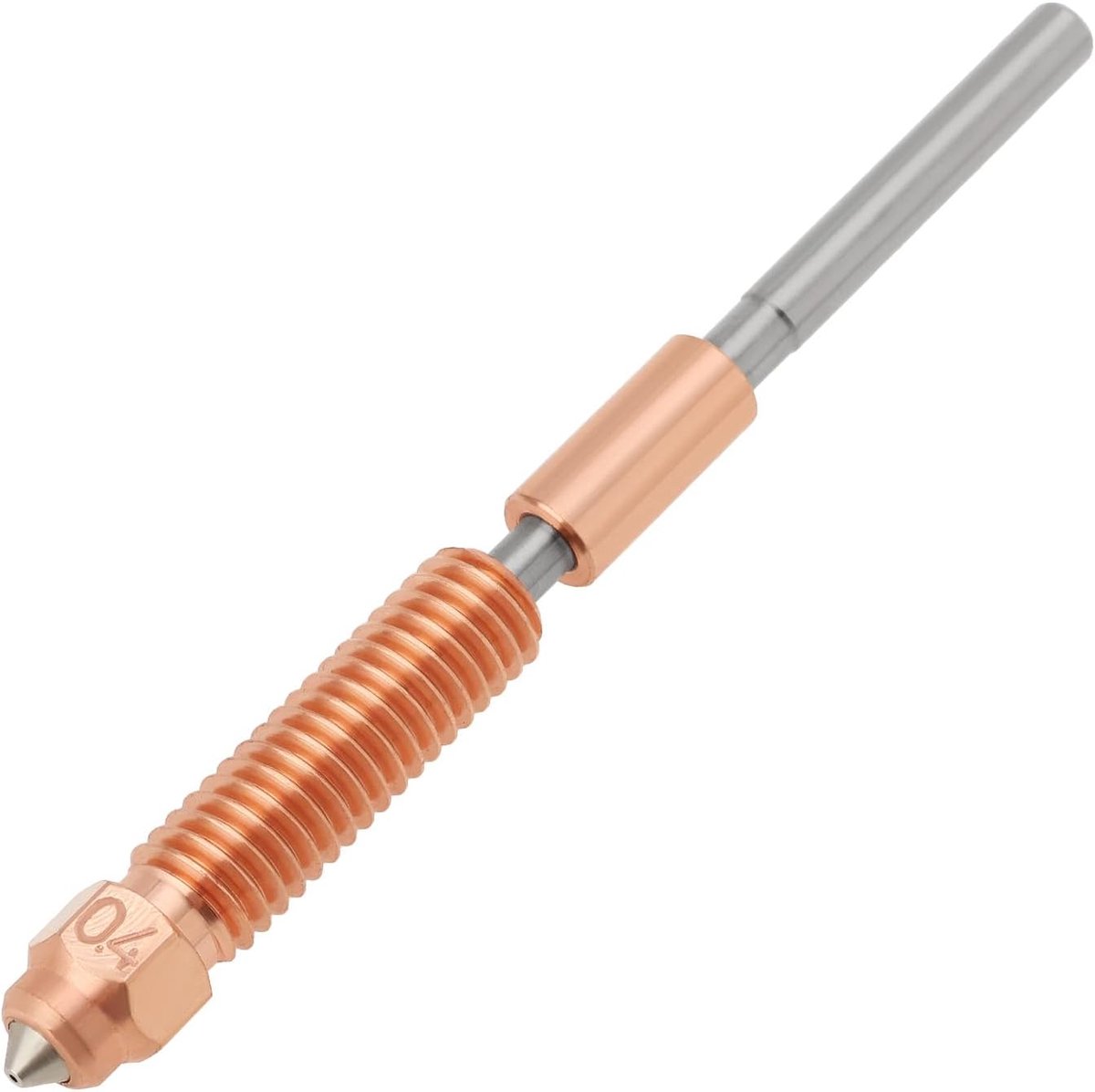 SnelShoppen - 3D Printer Nozzle 0.4mm Bimetalen Nozzle M6 Geschikt voor 1.75mm Filamenten - Compatibel met K1C en K1 Max 2024