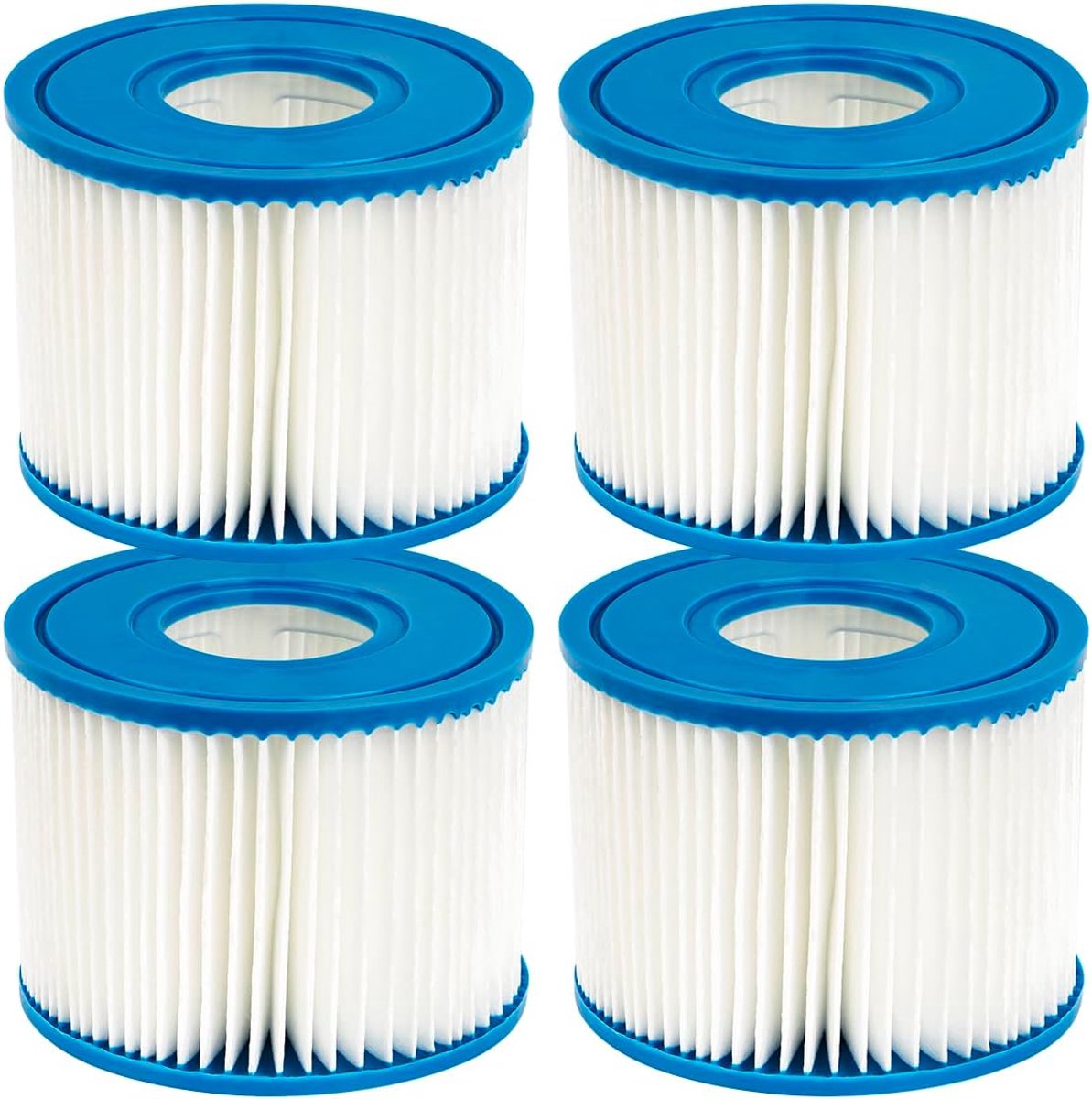 WuYan Set of 4 pool filters for Intex PureSpa type S1, cartridge for 29001E, PureSpa, inflatable filter for pool - ShopVlot