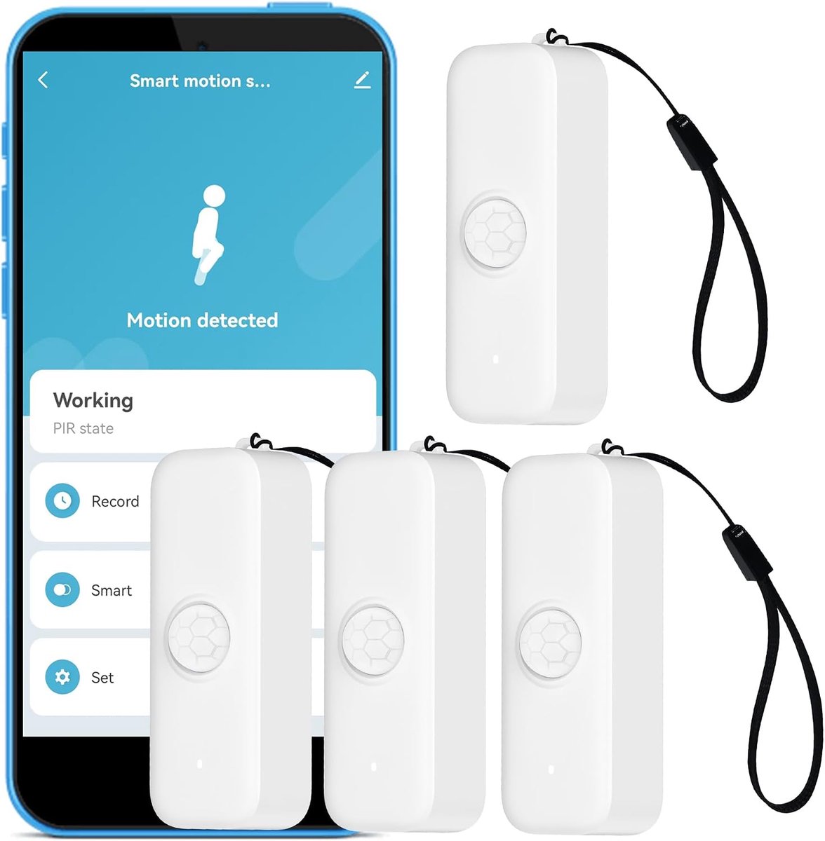 Wi-Fi Motion Sensor: Smart Motion Detector PIR Infrared Motion Sensor for Alarm System and Smart Home Automation - ShopVlot