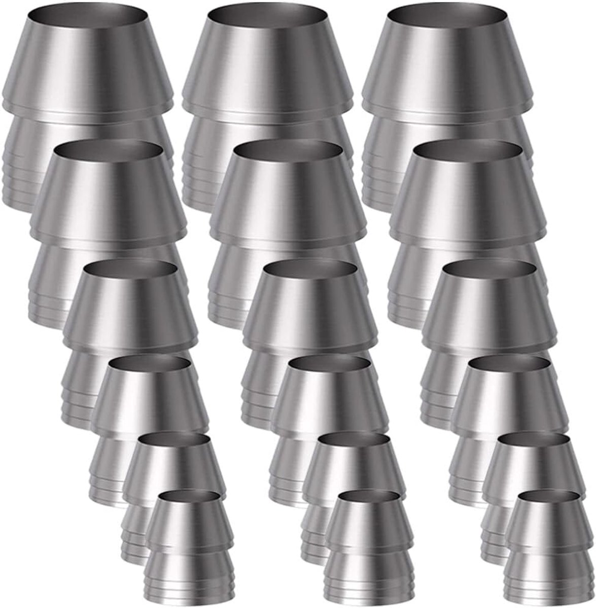 SnelShoppen - 18-delige Hamer Wedges en Handvatten Set voor Houtbewerking en Bouw, Metalen Splitsers voor Hamer, Compact en Duurzaam, Ideaal voor Vakm
