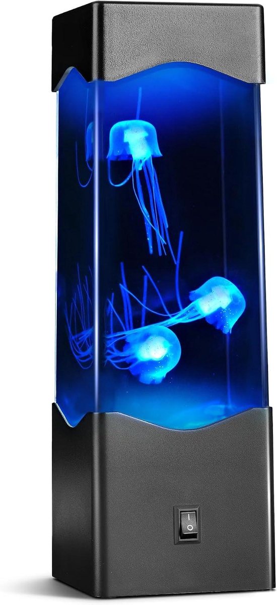Kwallen Lamp - Decoratieve Sfeerlamp - Ontspanning en Sfeer - Levensechte Bewegingen - LED Verlichting - Meerkleurig