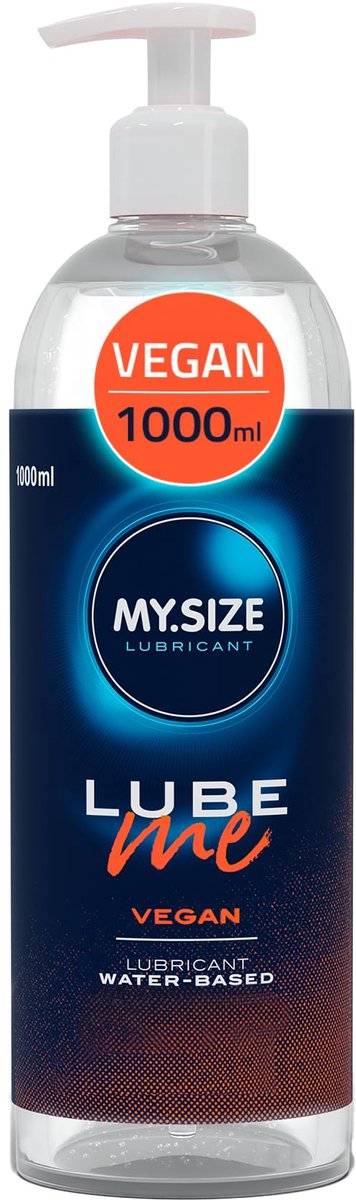 MY SIZE Water Base Lub Lube Me Vegan 1000 Ml