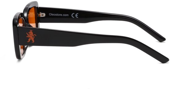 O.Leo 2-Pack Zonnebrillen - Oranje & Zwart - UV400 - Unisex design - Inclusief opbergzakjes — afbeelding 5