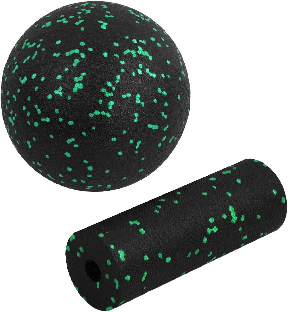 Fascia Roller Set met Mini Fascia Roller en Massagebal voor Effectieve Zelfmassage en Pijnverlichting, Ideaal voor Fascia Training en Spierherstel