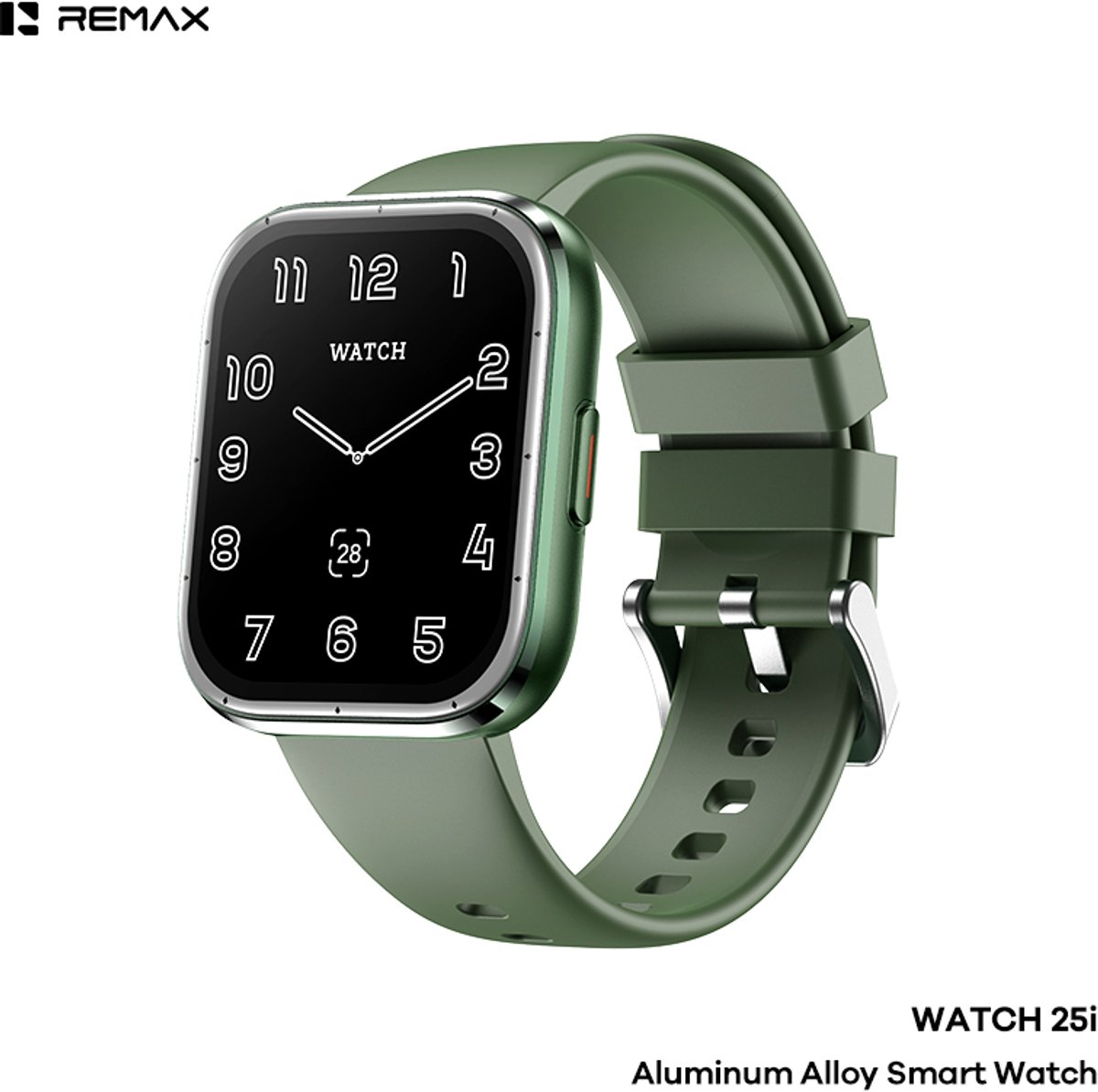 Remax WATCH25i - Smartwatch - Aluminium behuizing - Groen