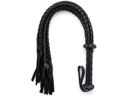Smart Moves - Cat O Nine Flogger - Gevlochten - 75 cm - Zwart