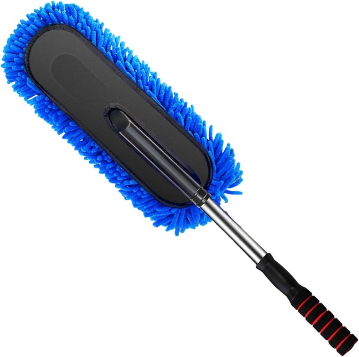 Uitschuifbare Auto Stofdoek - Stofwisser Auto - Auto Reinigen - Verfvriendelijk Materiaal - 75 cm - Blauw