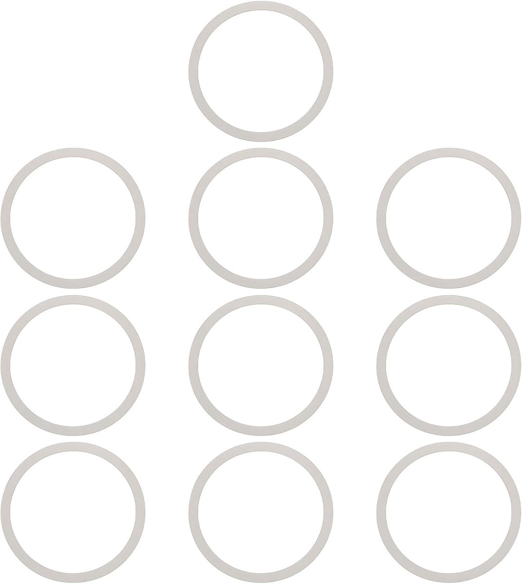 Headset shim micro spacer 28.6mm - 10 stuks - voor 1-1/8 inch stuur - stabiliseert het stuur - ShopVlot