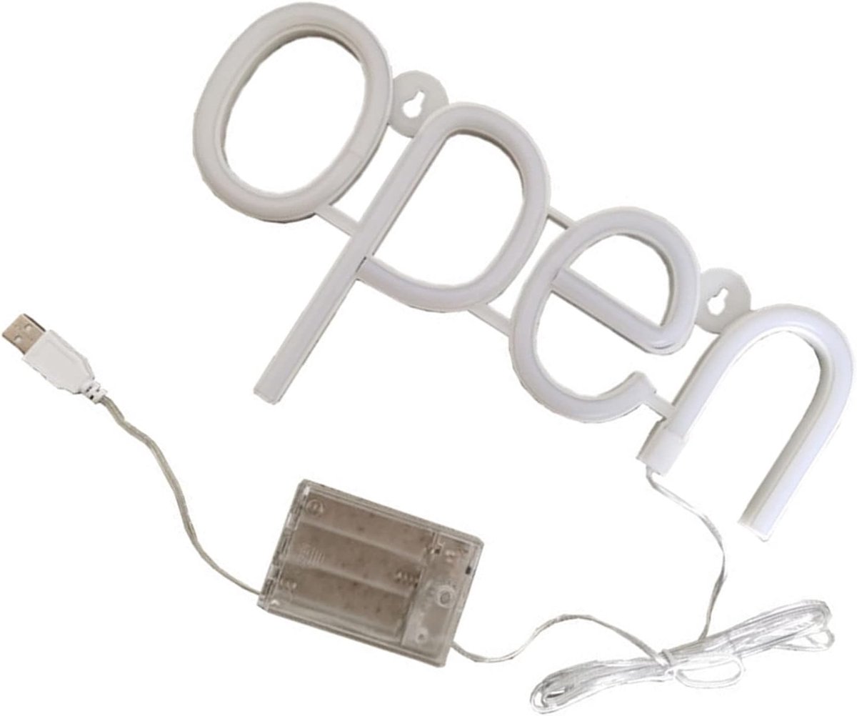 SnelShoppen - Led Open Sign Neon Licht voor Bedrijf, Hoge Helderheid Mini Neonbord voor Etalage, Deur en Buiten, Geschikt voor Kleine Winkels, Bars, H