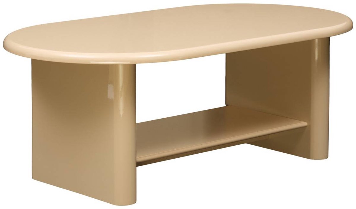 Table basse Douglas ovale 60x110cm beige