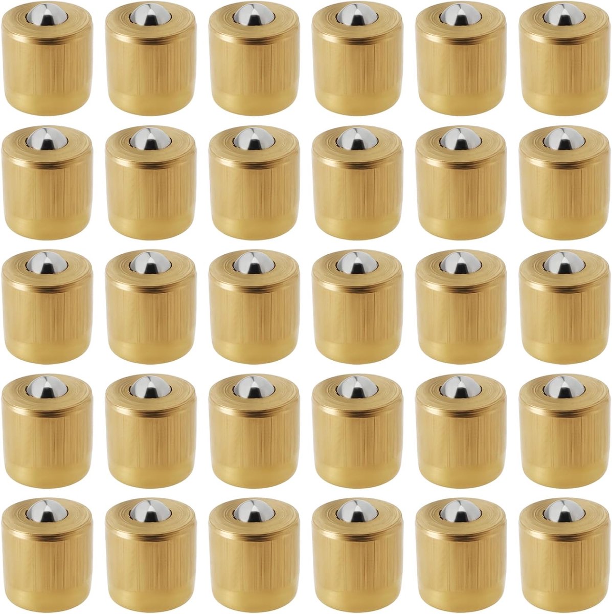 SnelShoppen - 30 Stuks 8Mm Druk Fit Messing Knop Olie Nozzle Set voor Ouderwetse Machines en Smering van Metaalverwerkingsapparatuur