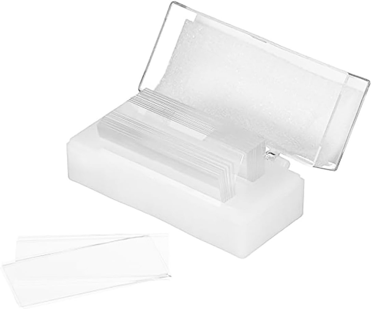 SnelShoppen - 100 Microscoopglaasjes 24x50 mm, Alkali Vrij, Streeploos, Voor Fluorescentie Microscopie, Laboratorium Toepassingen