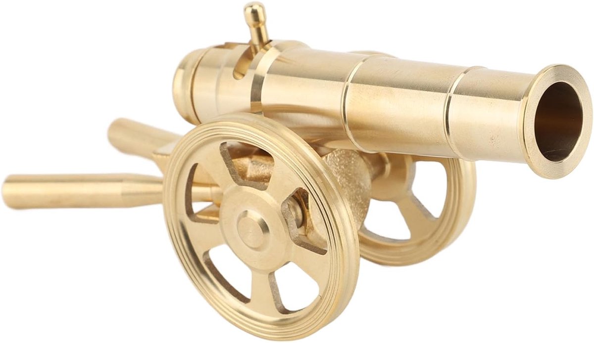 SnelShoppen - Vintage metalen pistool model, robuuste desktop decoratie, niet vervagend, perfect voor kantoor en woonkamer