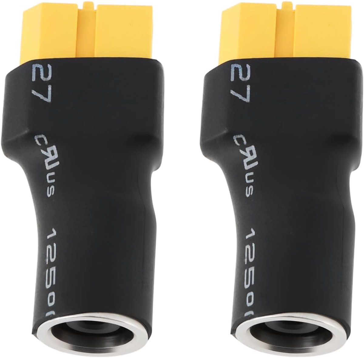 SnelShoppen - 2Pcs DC8020 Female naar XT60 Female Adapter 8x2mm voor Zonnepaneel Energieopslag en RC Modellen - Hoog Temperatuur Vlamvertragend Nylon