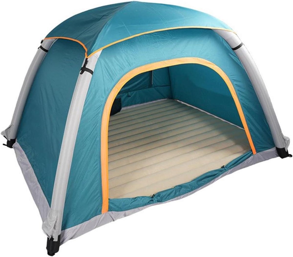 Opblaasbare Tent - Kampeertent Luchtbed - Kamperen Buiten - Snel Opzetbaar - 2-3 Personen - One Color