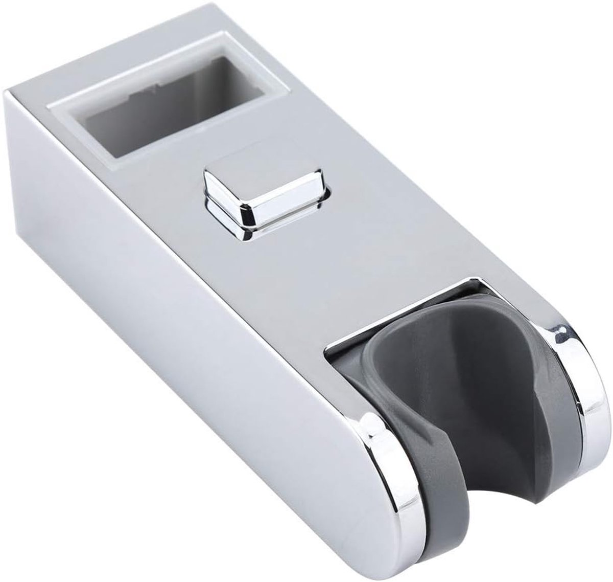SnelShoppen - Verstelbare Douchekop Houder - Nieuwe Stijl - ABS Chroom - Hoogte Instelbaar - Duurzaam en Corrosiebestendig - 30 x 15 cm