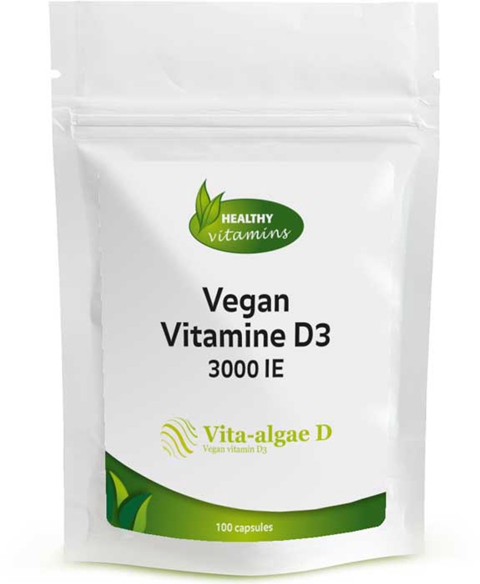 Vegan Vitamine D3 3000 IE | 100 capsules