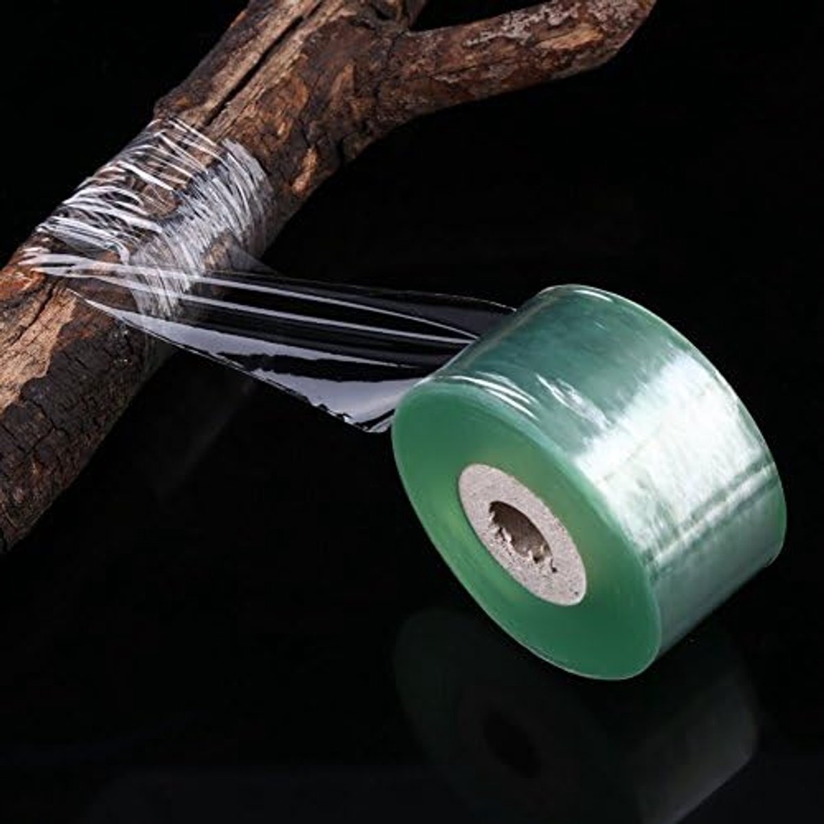 SnelShoppen - PVC Fruitboom Graftape voor Tuinieren en Floristiek - Zelfklevende Plant Reparatie Tape 3CM x 100M - Transparant en Sterk, Geschikt voor